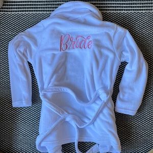 NWT Cynthia Rowley “Bride” Robe